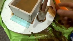 Силиконовая заготовка как сделать для неё форму из песка и глины для литья алюминия.