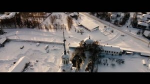 Тимирязево с квадрокоптера. Лухский район Ивановской области [4K]