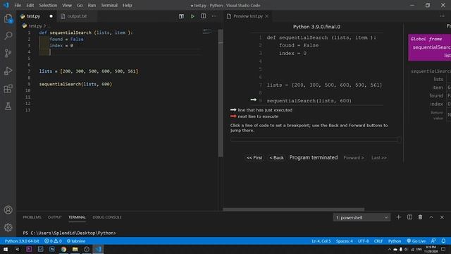 The linear search algorithm in Python with Example and Code #python #searchalgorithms  #Programmer