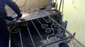 ХОЛОДНАЯ КОВКА!!! ПОЛУЧИЛОСЬ СУПЕР!!! ПЕРВЫЙ ЗАКАЗ - КАЛИТКА С ЭЛЕМЕНТАМИ КОВКИ