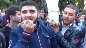Сотни Мусульман вышли на несогласованную акцию в Москве