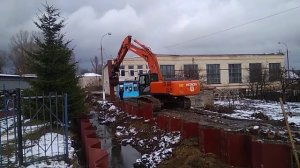 Работа вибропогружателя