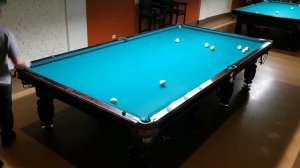 Омка - партия между Борисом и Сергеем в русском бильярде