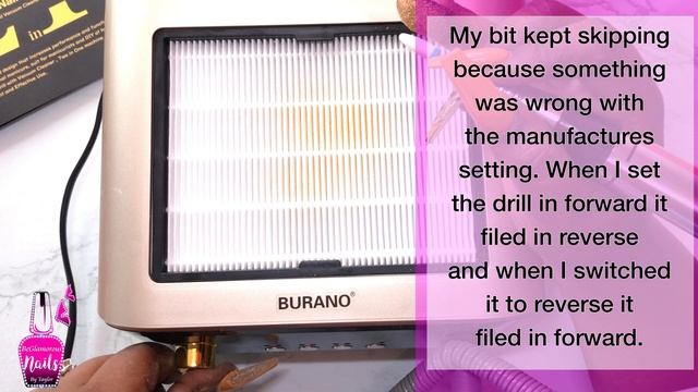 Burano 2 in 1 E-File & Nail Dust Collector Review