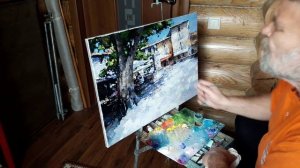 Видео из мастерской художника  Алексея Зайцева