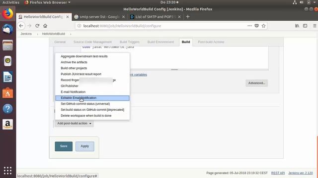 Jenkins Tutorial For Beginners 13 - How to send Email Notifications from Jenkins