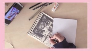 drawing manga || my first video:) !