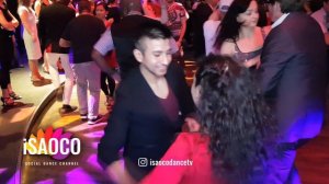 (Mobile Camera) Man and Lady Salsa Dancing at SFS 2018, Friday 23.02.2018