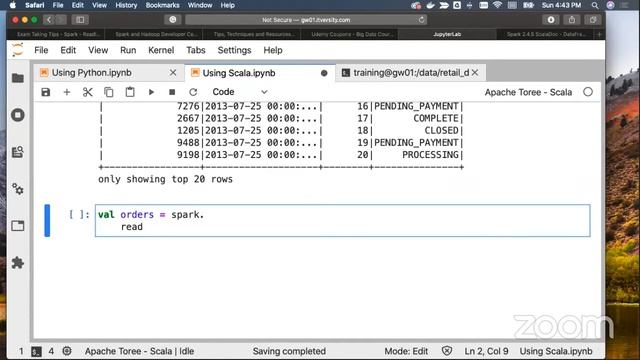 CCA 175 Exam Taking Tips - Spark - Reading and Writing Files into Data Frames along with Compressio смотреть онлайн