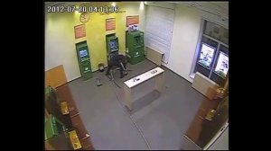 Ограбление "Сбербанка" за 60 секунд, с коментариями