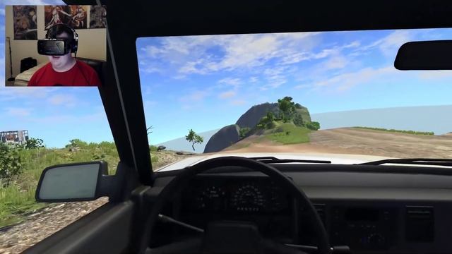 CAR CRASH IN VR - BeamNG.Drive with the OCULUS RIFT! смотреть онлайн