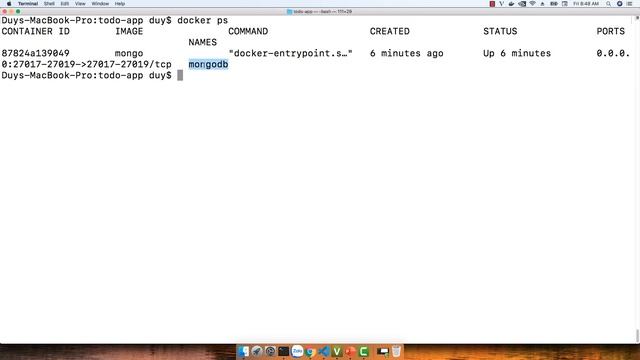 Kết nối NodeJS app với MongoDB chạy trong docker container смотреть онлайн