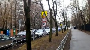 Москва 2172 Педагогическая улица весна день