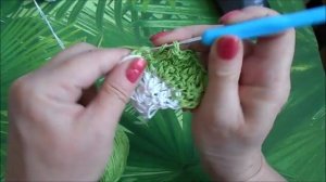 Простая прихватка крючком Весна//подробный МК