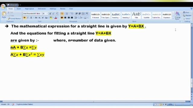 Curve Fitting of a Straight Line Using JAVA смотреть онлайн