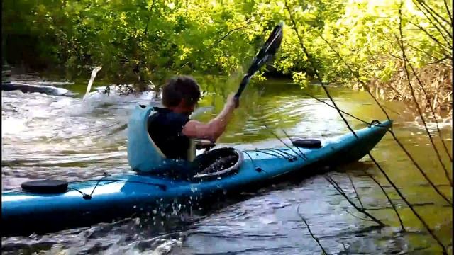 Каякинг на Трухановом острове. Быстрая вода. смотреть онлайн