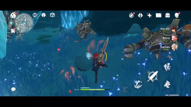 Мировое задание В горах растопить замерзшие фрагменты Genshin impact смотреть онлайн