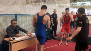 Взвешивание борцов до 86 кг Первенство России Иркутск 2021