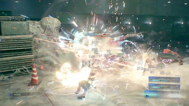 FINAL FANTASY VII REMAKE Tifa lovely quick combo video.