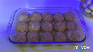 Куриные ёжики с рисом в сливочно-грибном соусе?