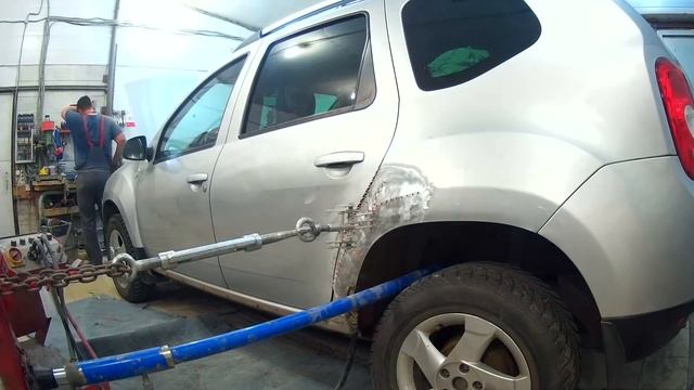 Рено Дастер ремонт крыла в Нижнем Новгороде Reno Auto body repair смотреть онлайн
