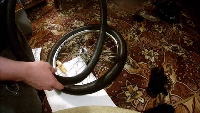 Шипованная резина на ВЕЛОСИПЕД!