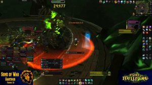 WoW Warlords of Draenor - Sons of War vs Mannoroth Heroic (Tank PoV)