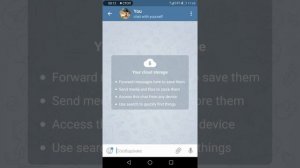 Телеграм - облачное хранилище. Telegram