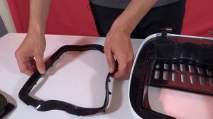Comment assembler le couvercle d'une friteuse Super Uno Access Moulinex ?