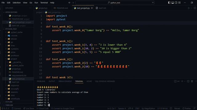 My simple project for python certified from Harvard смотреть онлайн