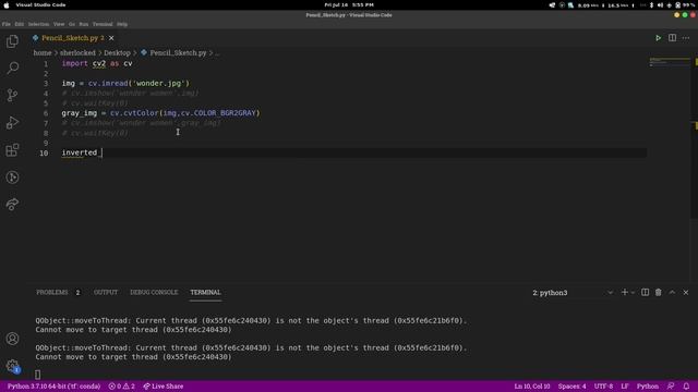 Convert any image into pencil sketch || Python and OpenCV|| Tutorial