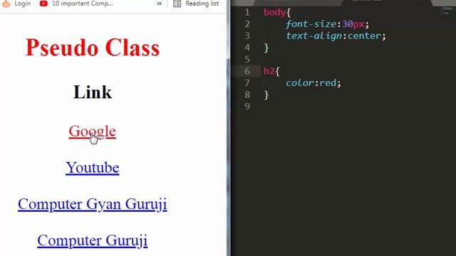 Pseudo-class Selectors in CSS | CSS for beginners lesson - 45 | Selectors in CSS