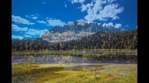 У истоков реки Бии. Турочакский район горного Алтая . Юг западной Сибири