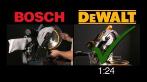 Сравнение торцовочных пил DEWALT DWS780 и Bosch GCM12SD
