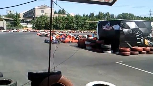 Егор на картинге в Барнауле. смотреть онлайн