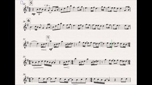 Abby - Happy New Year (ноты альт-для саксофона)