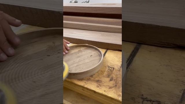 Quick walnut tray on the cnc. #woodworking #sidehustle #cnc