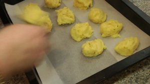 ЗАКУСОЧНЫЕ ЭКЛЕРЫ (Профитроли). С сырной начинкой. С креветками.