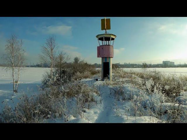 Прогулка. Пешком до острова на пруду.