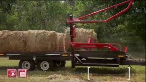 Прицеп для транспортировки рулонов самозагрузочный