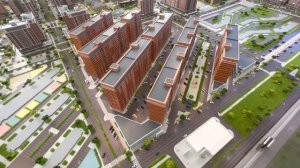 макет ЖК Самолёт. все очереди и озеро. Догма. Западный обход. Краснодар. апрель 2023