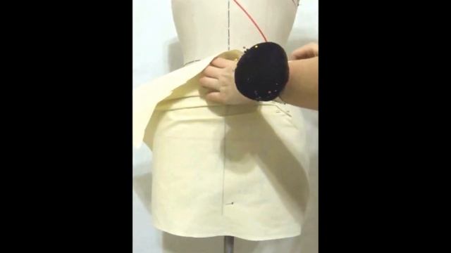 Юбка со складками. смотреть онлайн