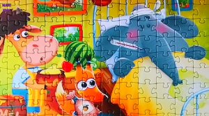 Бурёнка Даша - Собираем пазлы вместе с MariKMV