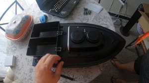 Посылка с АлиЭкспресса, корабль для закорма рыбы