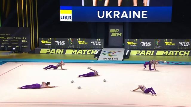 Senior groups FINAL (5balls) 28.11.20 #kyiv2020rg #чемпионатевропы #художественнаягимнастика