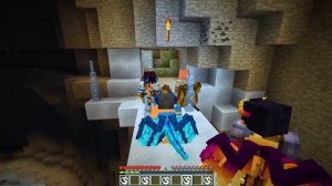 Playing as the ICE DRAGON in Minecraft!