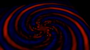 Структура электрона с короной расходящихся пучностей