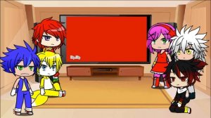 Sonic characters react to Sonic and Tails EXE memes Gacha Club. (Short)