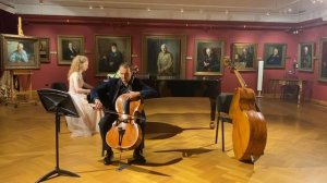 Бах соната для виолончели и фортепиано. Александр Ермаков Светлана Голубкова