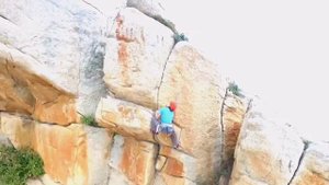 Rock climbing